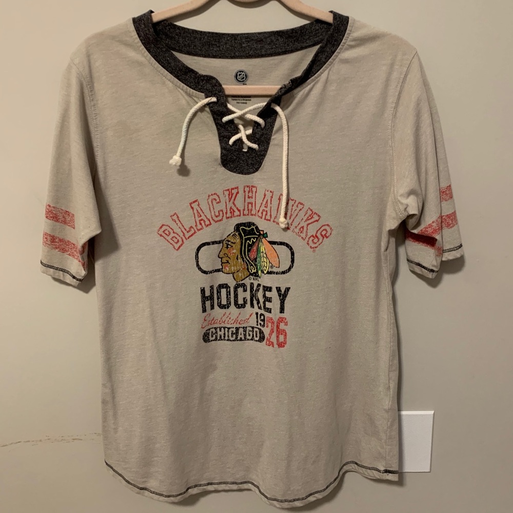 Blackhawks Half Sleeve Top